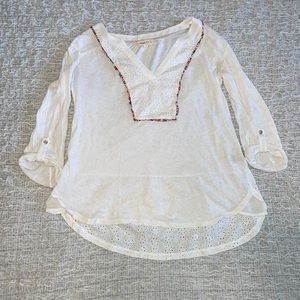 Anthropologie 3/4 sleeve blouse